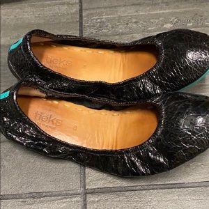 Tieks black patent 8